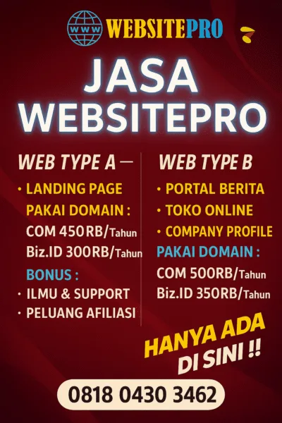 Jasa Pembuatan Website Profesional Murah & di Terbaik Jogja