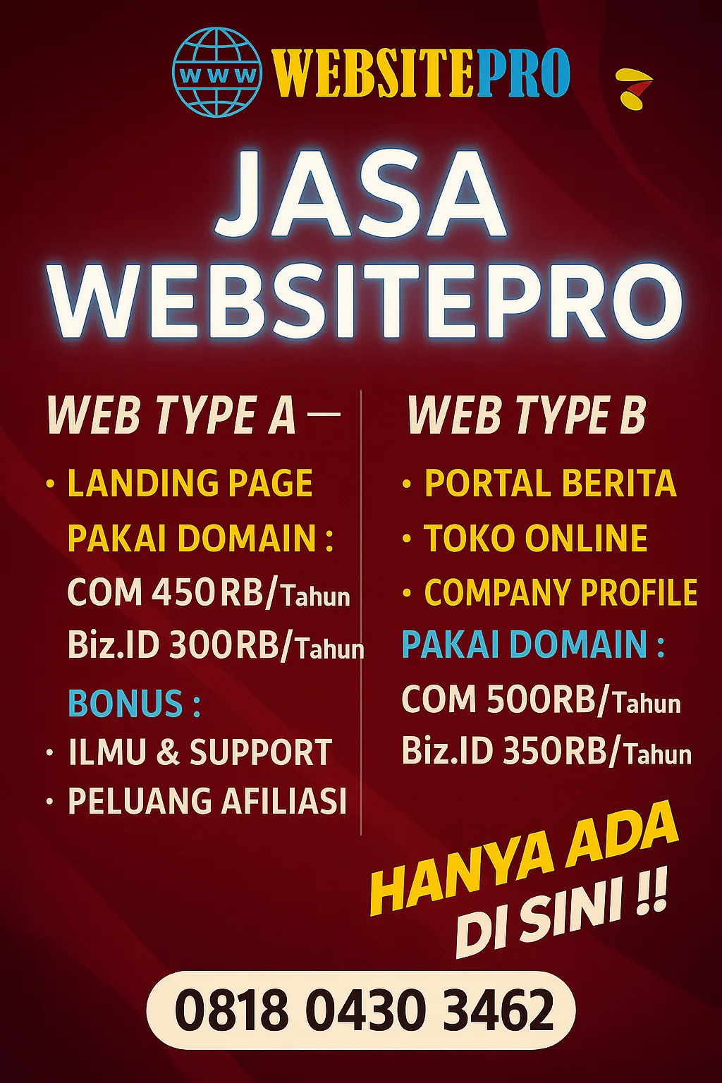 jasa pembuatan website wordpress
