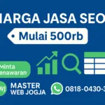 harga jasa seo master web jogja