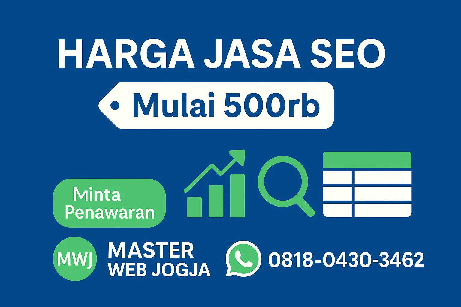 harga jasa seo master web jogja