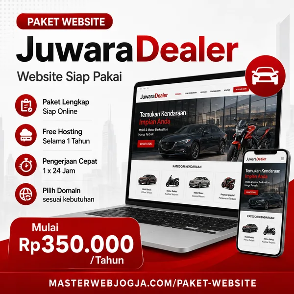 Visual Paket Website JuwaraDealer