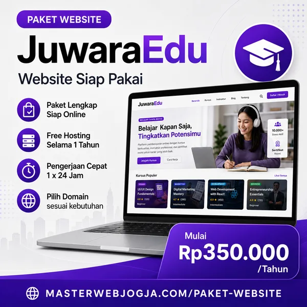 Visual Paket Website JuwaraEdu