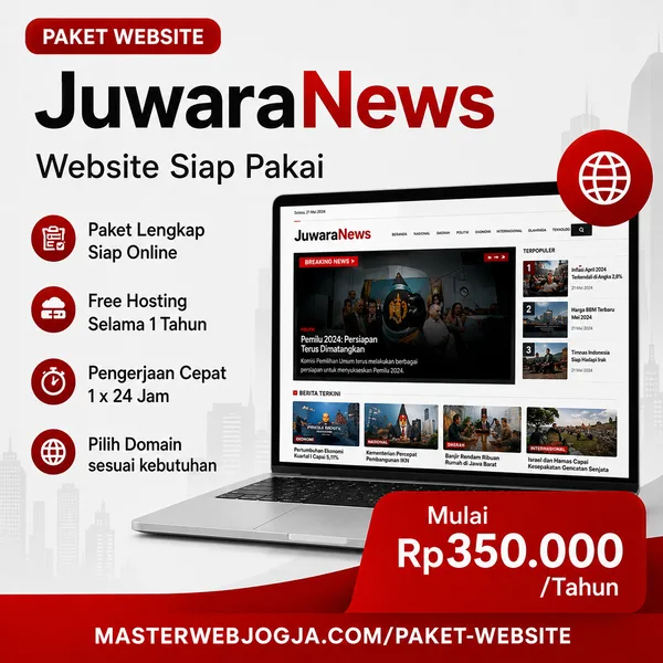 Visual Paket Website JuwaraNews