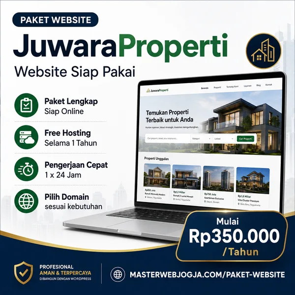 Visual Paket Website JuwaraProperti