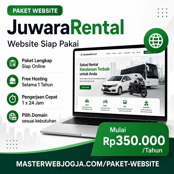 Visual Paket Website JuwaraRental