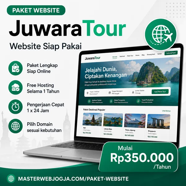 Visual Paket Website JuwaraTour